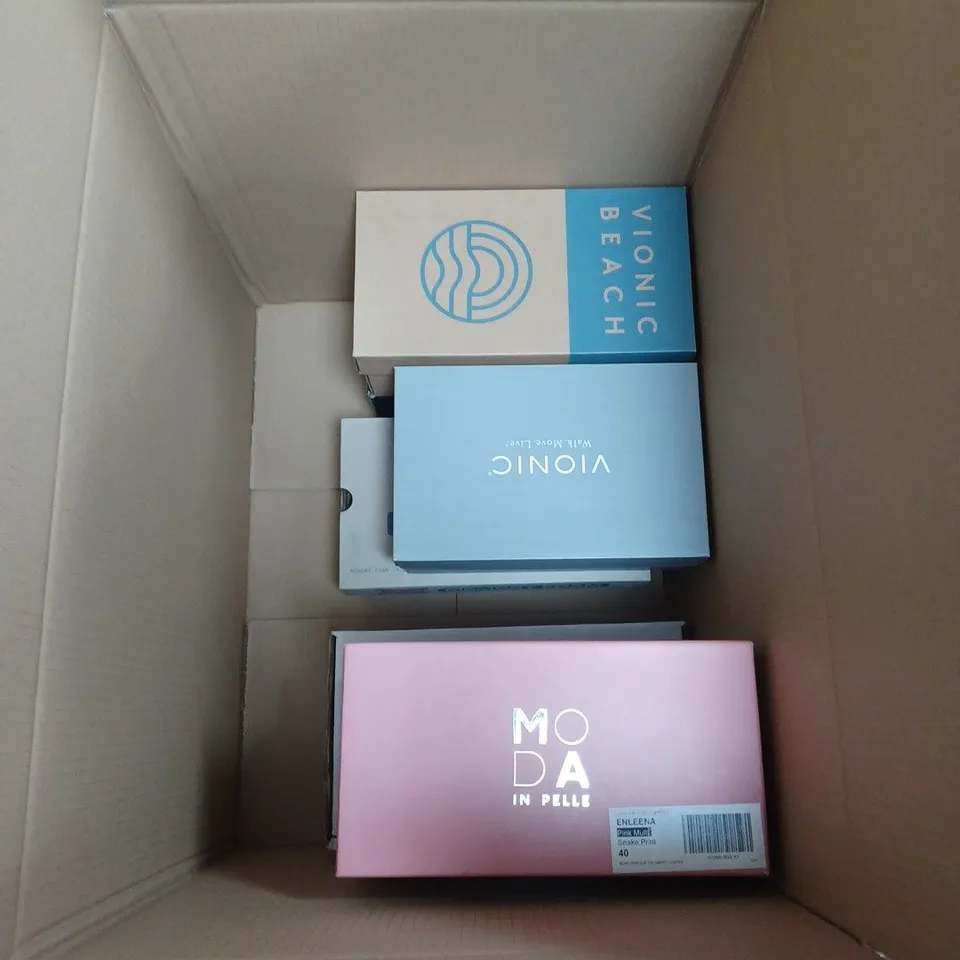 APPROXIMATELY 10 PAIRS OF LADIES SHOES. ASSORTED SIZES, COLOURS AND STYLES