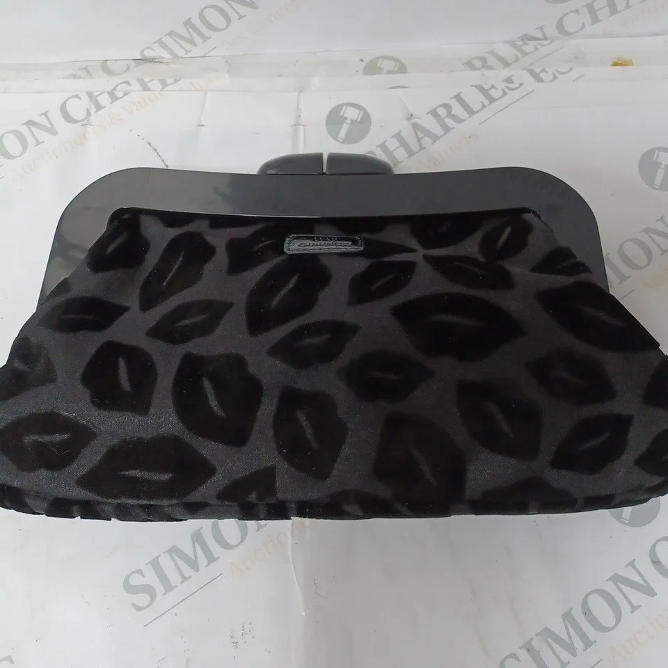 LULU GUINNESS BLACK PURSE