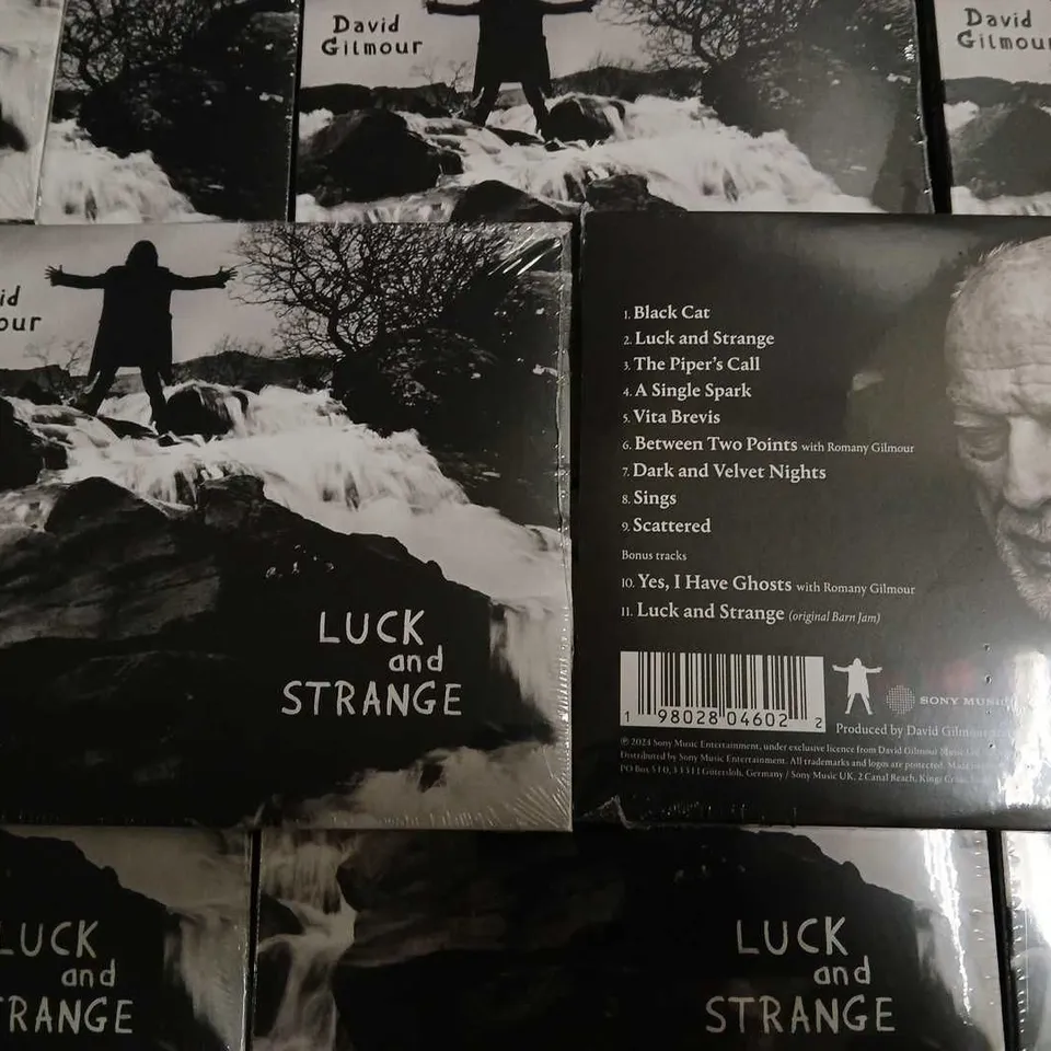 LOT OF 16 SEALED DAVID GILMOUR LUCK AND STRANGE CDS