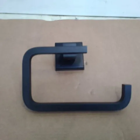 BAGGED ALUMINIUM TOILET PAPER HOLDER - MATT BLACK