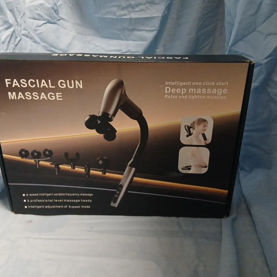 FASCIAL GUN MASSAGE DEVICE – DEEP TISSUE MASSAGER