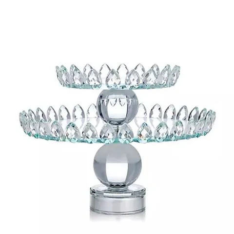 JM BY JULIEN MACDONALD CRYSTAL LOTUS LED CAKE STAND