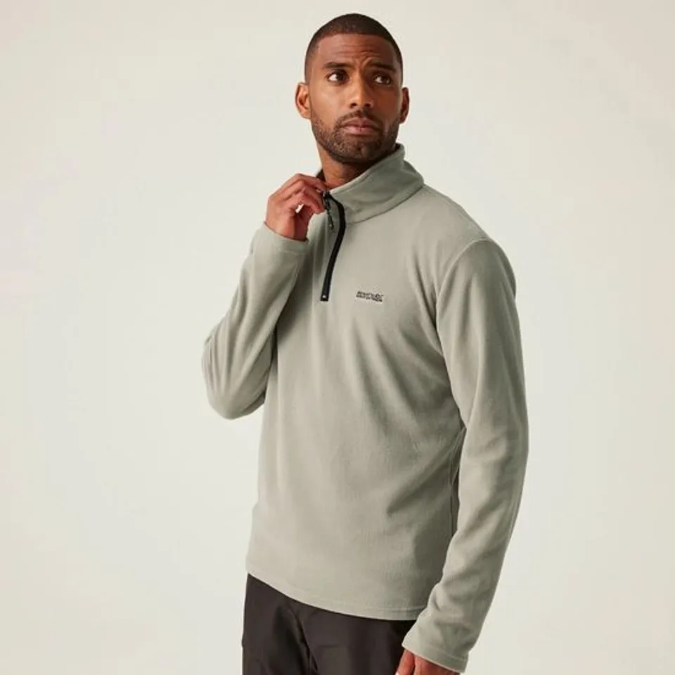 REGATTA MEN'S THOMPSON LIGHTWEIGHT HALF ZIP FLEECE GOLDEN SAND SIZE 5XL