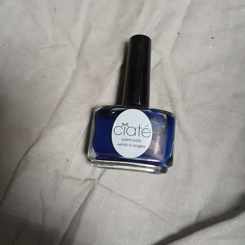 BOX OF APPROXIMATELY 270 CIATÉ PAINT POTS NAIL POLISH – BLUE-NO EXPIRY DATE SHOWN 
