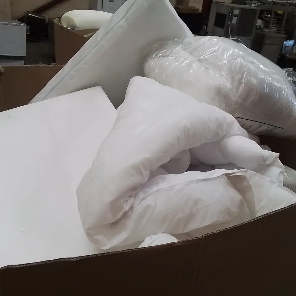 PALLET CONTAINING A LARGE QUANTITY OF BEDDING PRODUCTS TO INCLUDE:DUVETS,PILLOWS,BLANKETS 