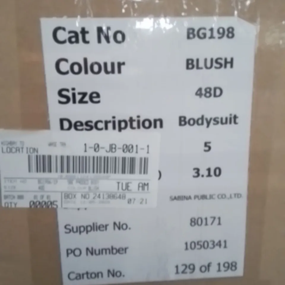 BOXED BRAND NEW APPROXIMATELY 5 SIMPLY BE PADDED BODY SUIT BLUSH SIZE 48D