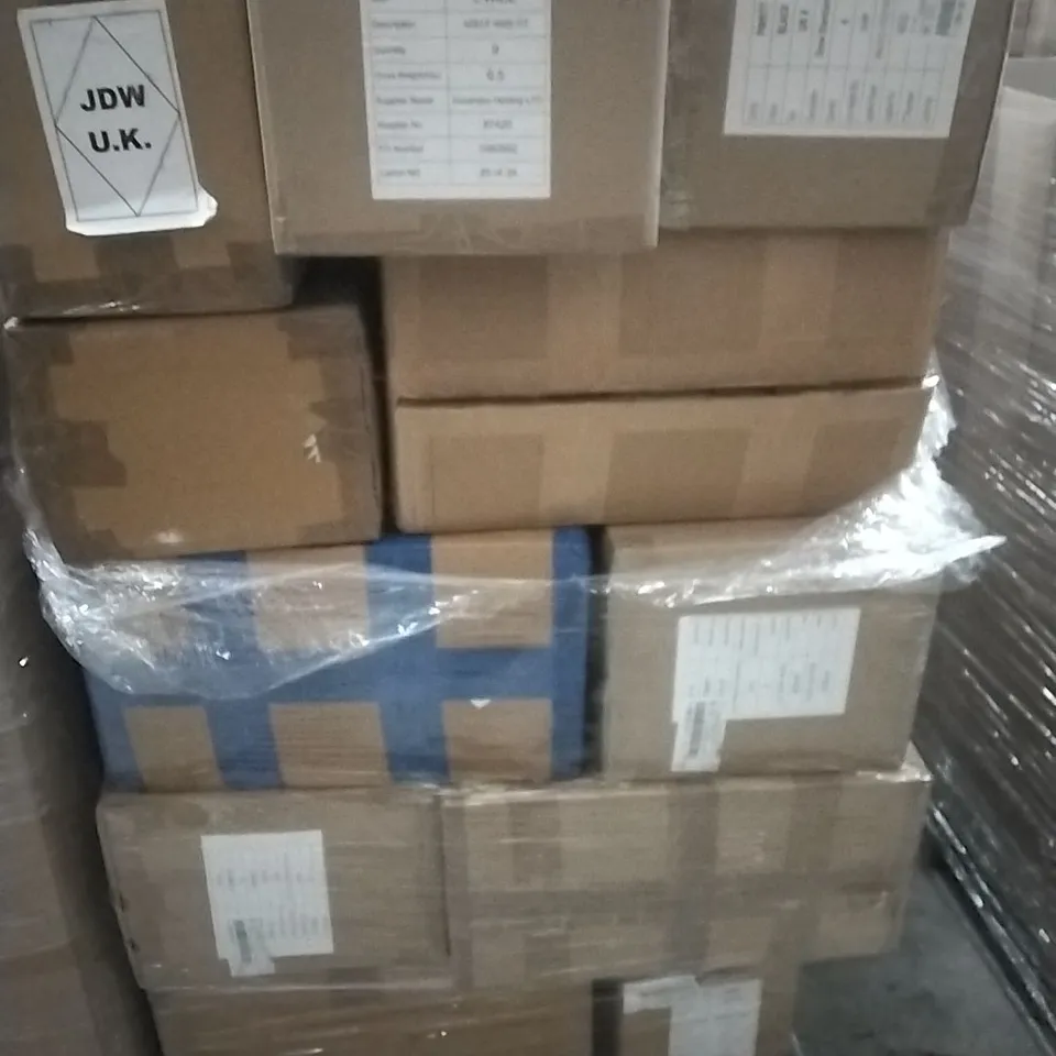 PALLET CONTAINING APPROXIMATELY 90 BRAND NEW WOMEN'S DESIGNER CLOTHES WHICH INCLUDE; SWIMSUITS, DOLLY SHOES, HEELS ETC