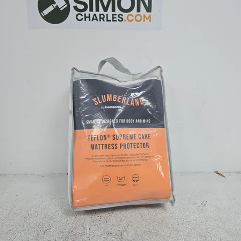 SLUMBERLAND TEFLON SUPREME CARE MATTRESS PROTECTOR