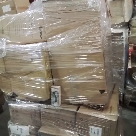 PALLET OF ASSORTED HOUSEHOLD GOODS AND PRODUCTS TO INCLUDE;OFFICE CHAIR,DOG BOWL,SUNGLASSES 