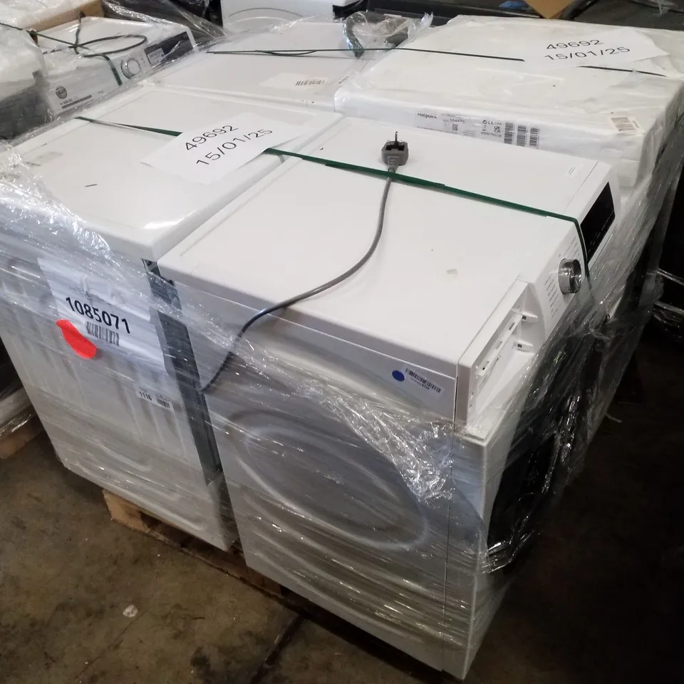 PALLET OF APPROXIMATELY 4 UNPROCESSED RAW RETURN WHITE GOODS TO INCLUDE