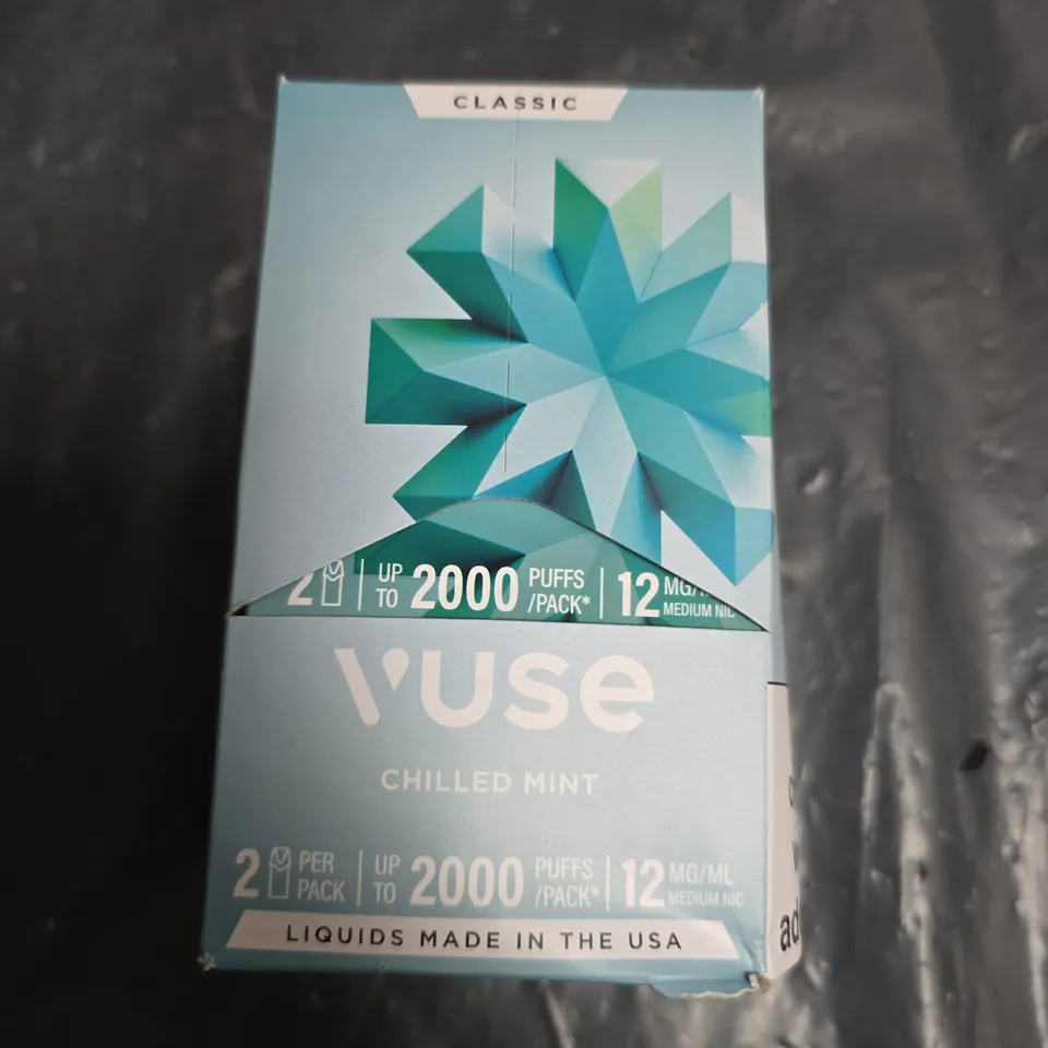 Vuse Classic Mint Nicotine Pods – 12 mg/mL, 5 x Pod Packs (2 pods per pack)