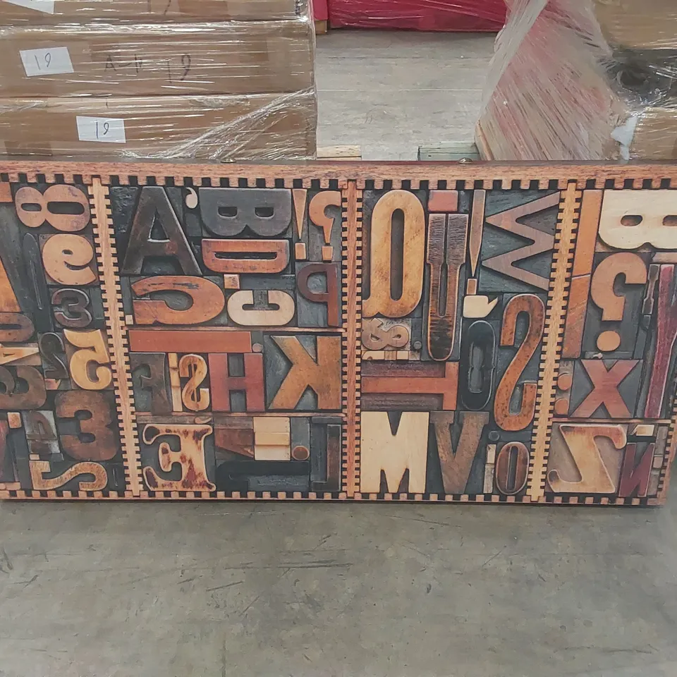 APPROX 30 X ASSORTED BRAND NEW BOXED DESIGNER TABLE TOPS - DESIGNS AND COLOURS MAY VARY // SIZES: 120 X 60cm // 15 BOXES - 2 TOPS PER BOX