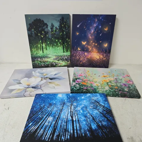 5  DECORATIVE ART CANVAS'