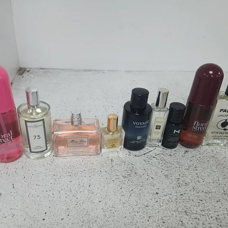 APPROXIMATELY 10 ASSORTED UNBOXED FRAGRANCES