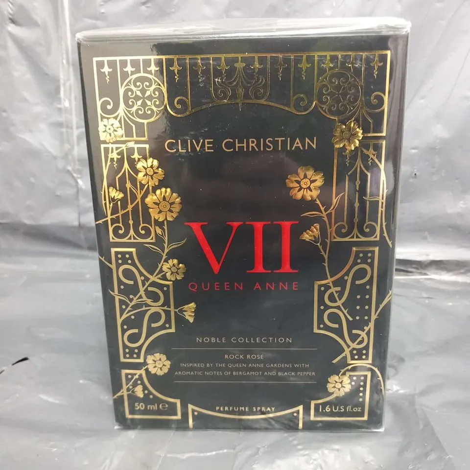 BOXED AND SEALED CLIVE CHRISTIAN VII QUEEN ANNE NOBLE COLLECTION ROCK ROSE PERUME SPRAY 50ML