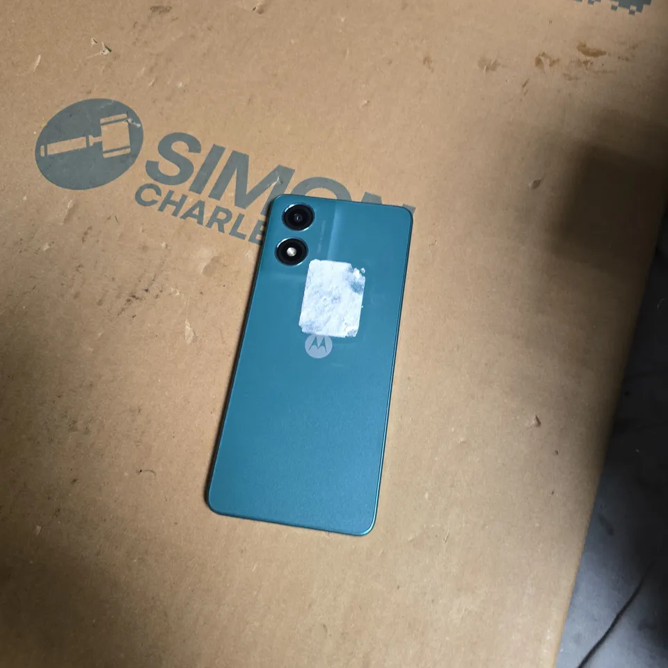 MOTOROLA SMARTPHONE – TEAL/BLUE, ANDROID