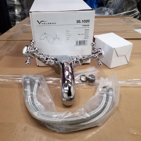 BOXED VELDEAU FIRENZE MONOBLOCK BASIN TAP- CHROME