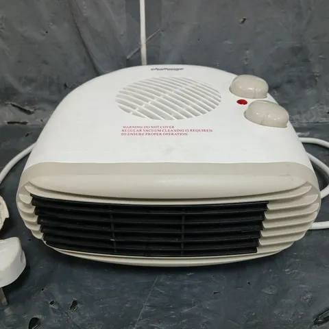 CHALLENGE FH-15AT FLAT FAN HEATER IN WHITE