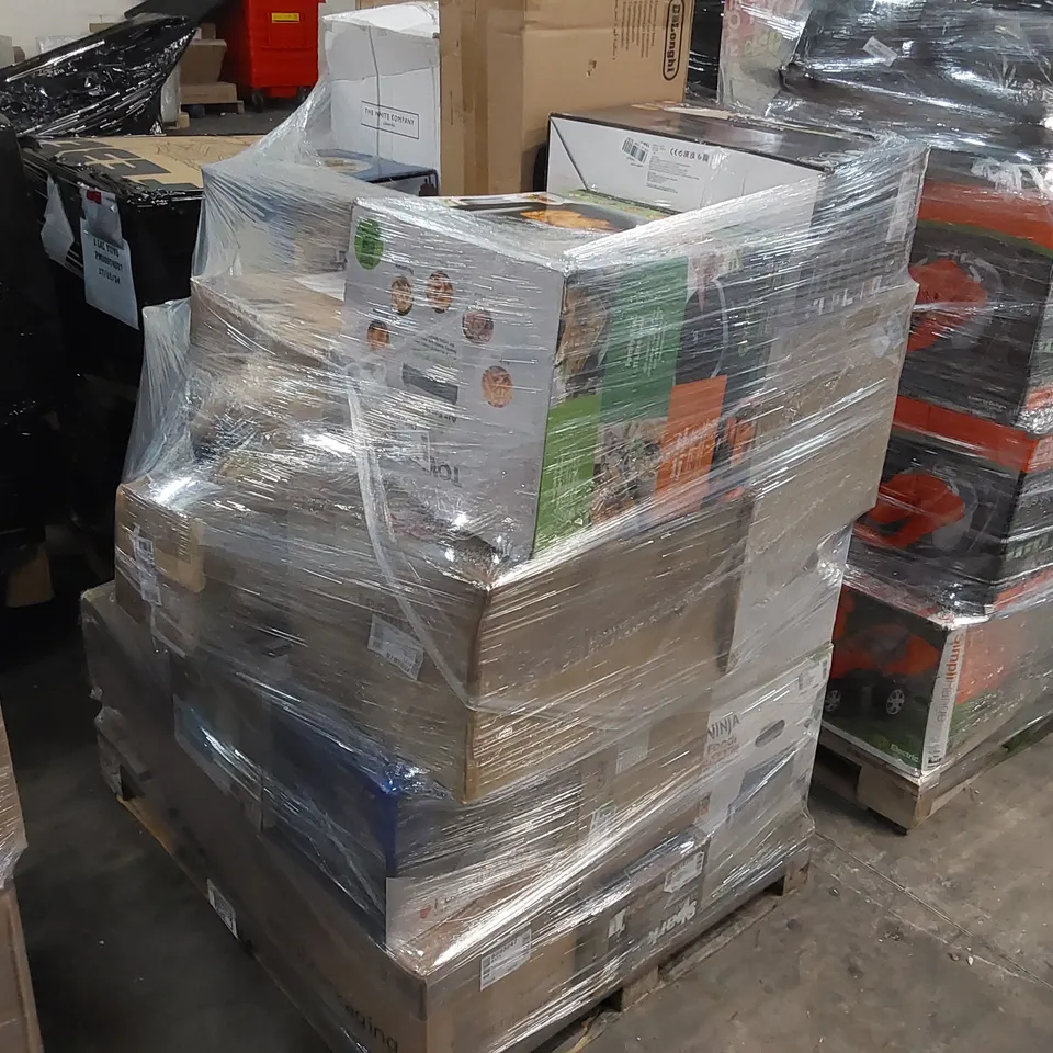 PALLET OF APPROXIMATELY 27 UNPROCESSED RAW RETURN HOUSEHOLD AND ELECTRICAL GOODS TO INCLUDE;