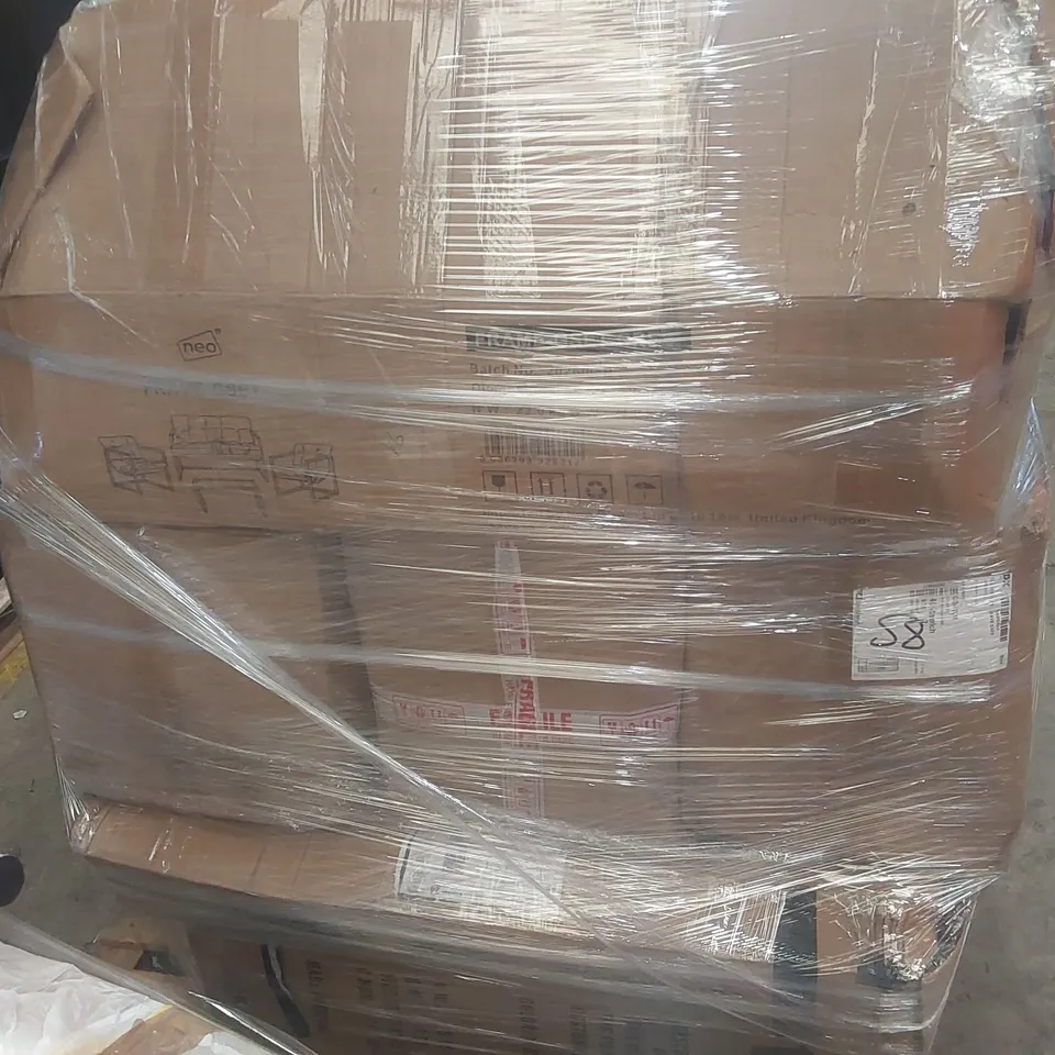 PALLET CONTAINING A VERY LARGE QUANTITY OF ASSORTED FURNITURE PARTS ECT
