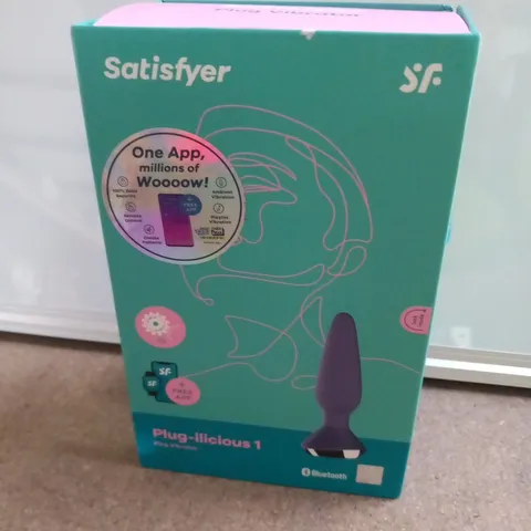 BOXED SATISFYER PLUG-ILICIOUS 1 PLLUG VIBRATOR