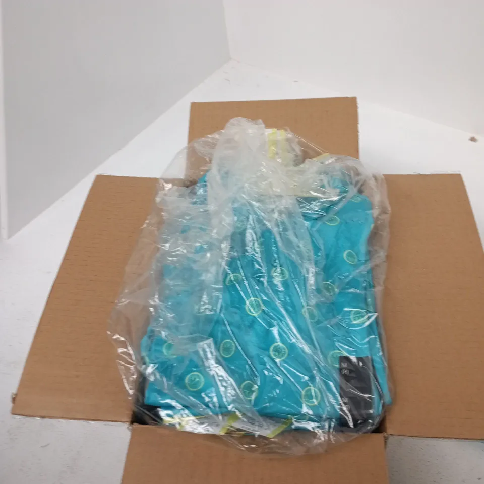 BOX OF APPROXIMATELY 12 ALL IN MOTION POLO SHIRTS IN ASSORTED SIZES