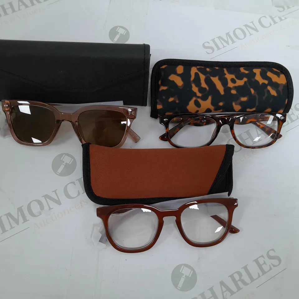 HUMMINGBIRD SUNGLASSE AND READING GLASSES 