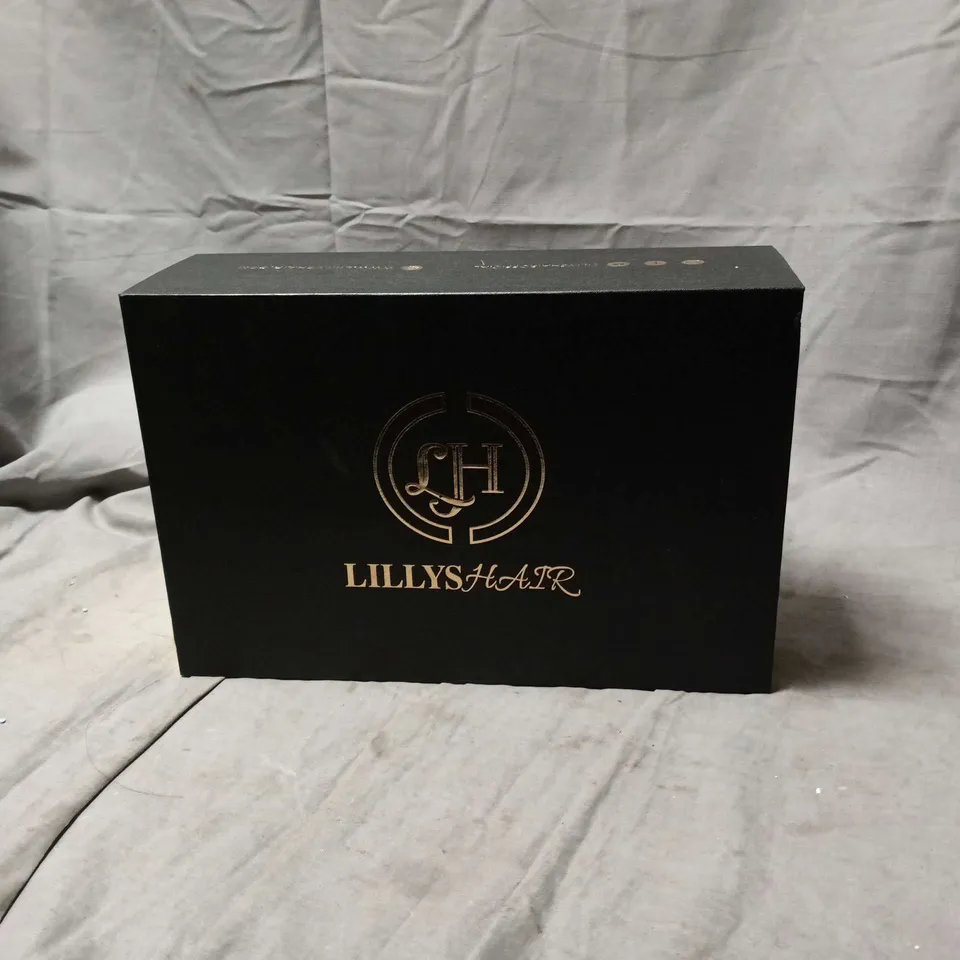 LILLYS HAIR - REAL HUMAN VIRGIN HAIR LACE WIG – LONG DARK BROWN, WAVY (BOXED)