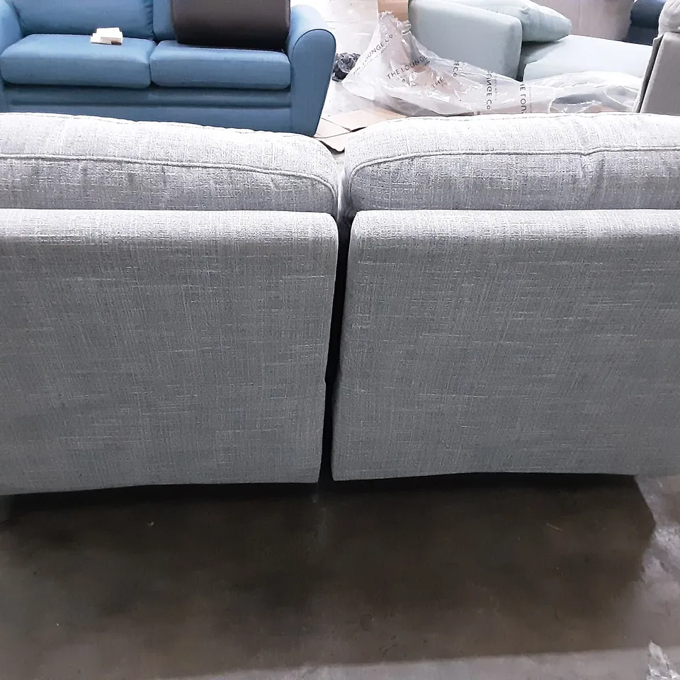 QUALITY BRITISH MANUFACTURED DESIGNER G PLAN SEATTLE 3 SEATER ELECTRIC RECLINING DOUBLE B932 BEACH DUCK EGG 