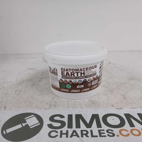 DIATOMACEOUS EARTH 100% NATURAL PEST CONTROL AND ANIMAL FEED GRADE 1KG