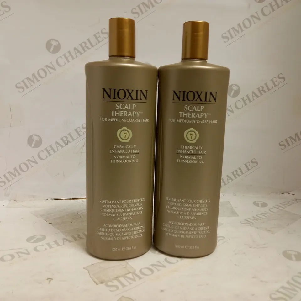 LOT OF 6 NIOXIN SCALP THERAPY 7 CONDITIONER (6 X 1L)