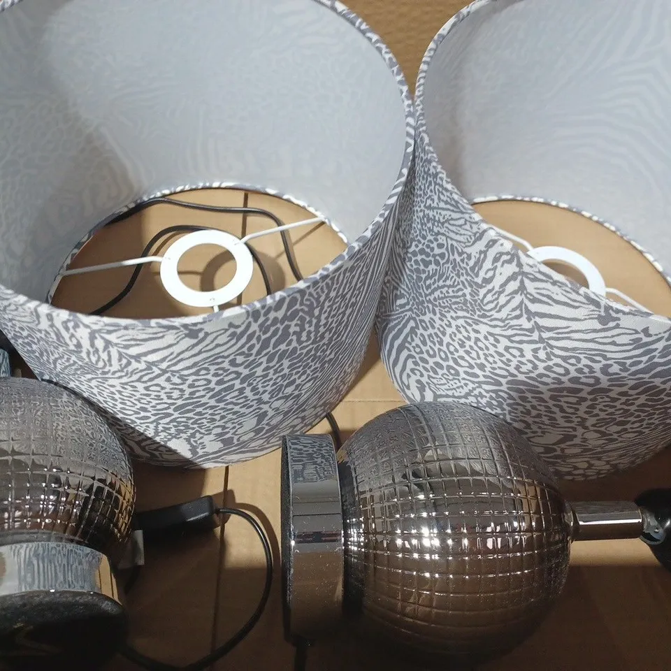 JM BY JULIEN MACDONALD SET OF 2 DISCO BALL LAMPS