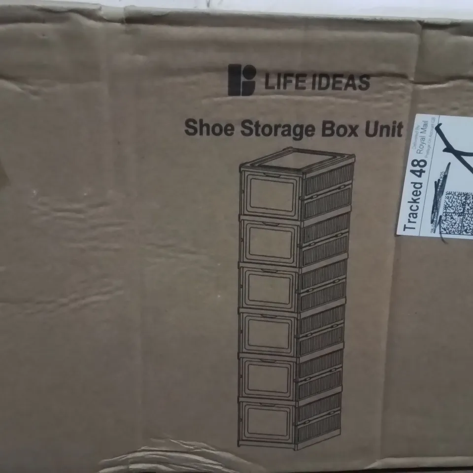 BOXED SHOE STORAGE BOX UNIT