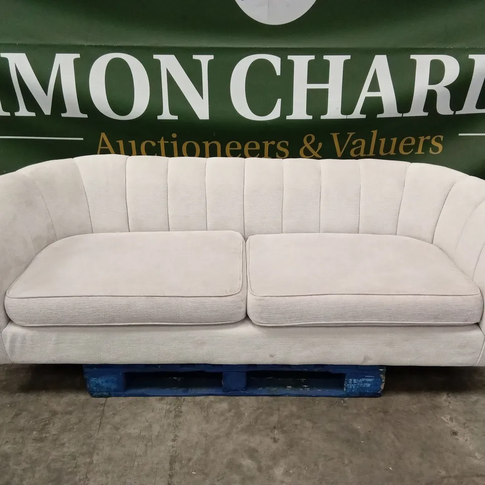 GUILD FABRIC 3 SEATER SOFA - IVORY RRP £699