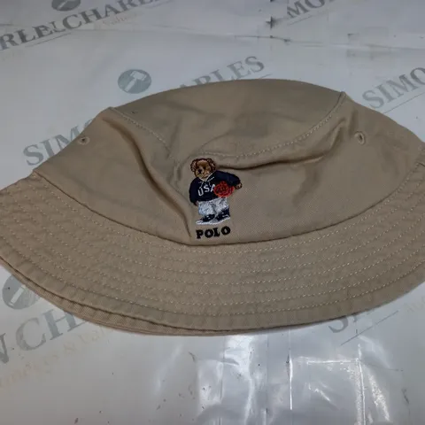 POLO RALPH LAUREN BIEGE BUCKET HAT