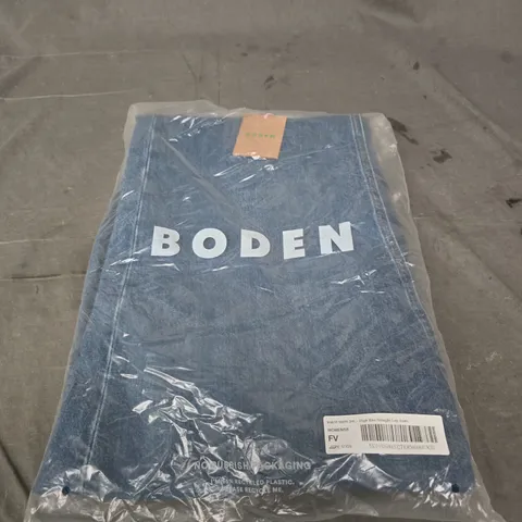 BODEN WOMEN'S HIGH RISE STRAIGHT LEG JEANS β DENIM BLUE 34L (SEALED IN ORIGINAL PACKAGING)