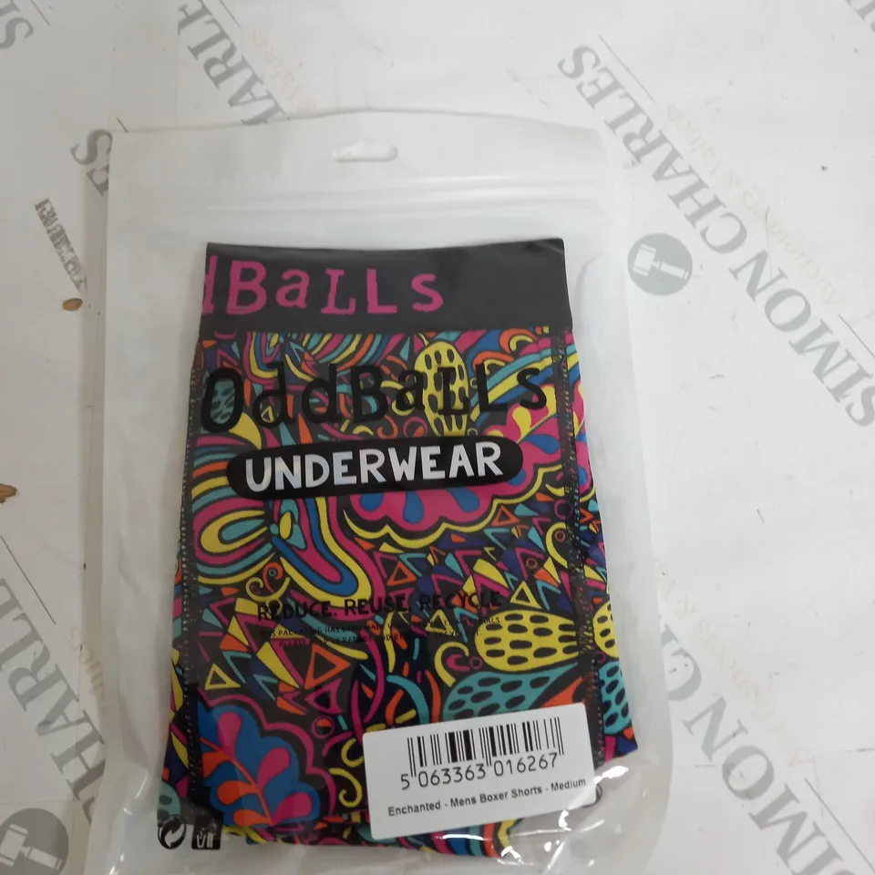 ODDBALLS MENS BOXER SHORTS SIZE M