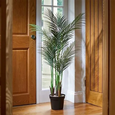 BOXED SMART GARDEN FAUX PHOENIX PALM 124CM ARTIFICIAL HOUSE PLANT