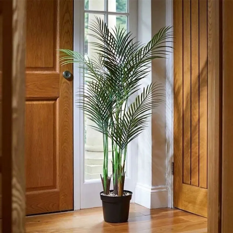 BOXED SMART GARDEN FAUX PHOENIX PALM 124CM ARTIFICIAL HOUSE PLANT