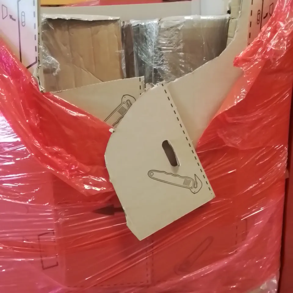 PALLET OF ASSORTED HOUSEHOLD GOODS AND PRODUCTS TO INCLUDE;AIR COOLER,CHAIR,GYM MATS