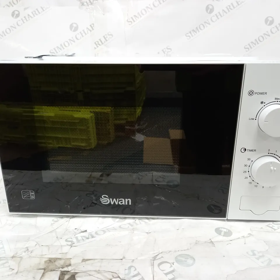 SWAN 20L 700W MANUAL MICROWAVE WHITE