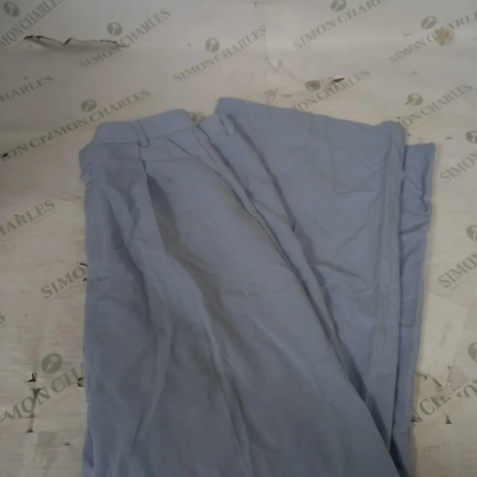 ZARA WIDE LEG TROUSERS IN BABYBLUE SIZE 12