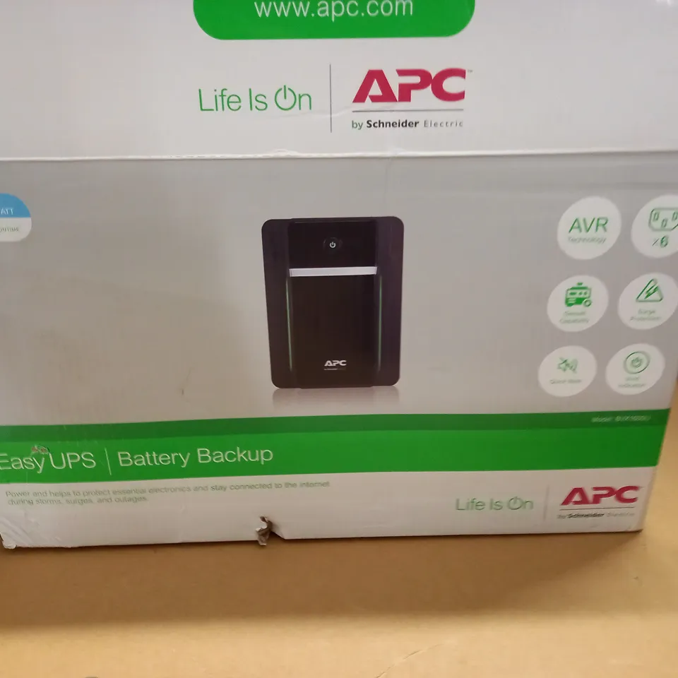 BOXED APC EASY UPS BATTERY BACKUP