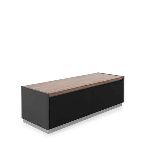 BOXED HORIZON 1200mm REVERSIBLE TV-STAND BLACK/LIGHT OAK/WALNUT (1 BOX)