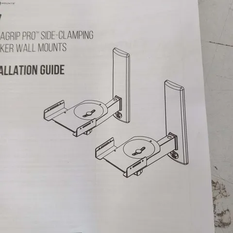 BTECH BT77 WHITE SPEAKER BRACKET PAIR