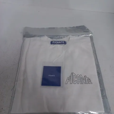 PICANTE PEAKS ICON T-SHIRT WHITE – SIZE M