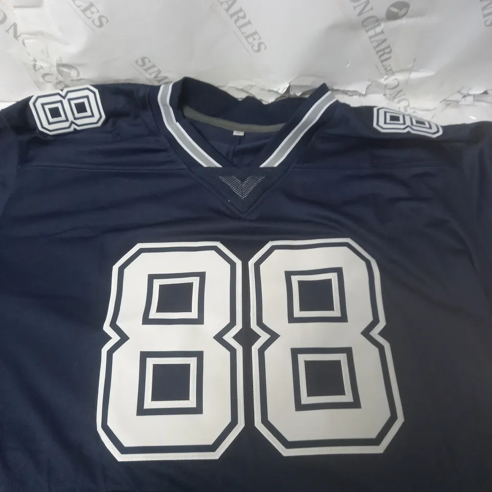 AMERICAN FOOTBALL JERSY 88 LAMB SIZE XL NAVY