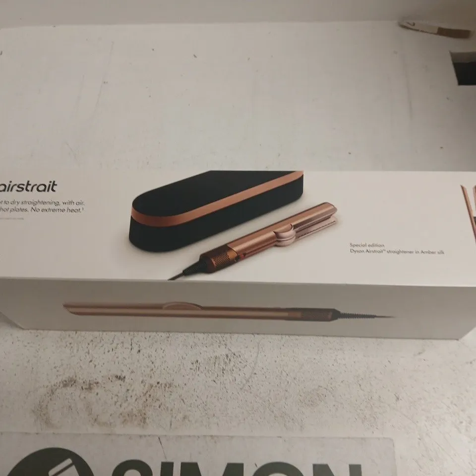 DYSON AIRSTRAIT HAIR STYLING TOOL – ROSE GOLD/COPPER FINISH – BOXED