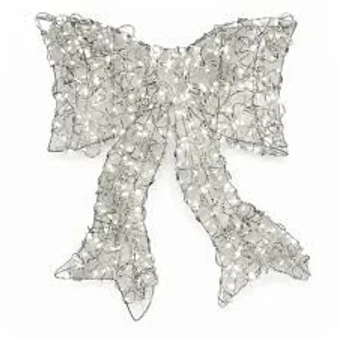 FESTIVE INDOOR)OUTDOOR 40CM PRE LIT MICRODOT DOOR BOW
