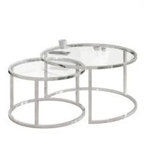 BOXED CIRI 2in1 BENCH - CHROME/GLASS (1 BOX)
